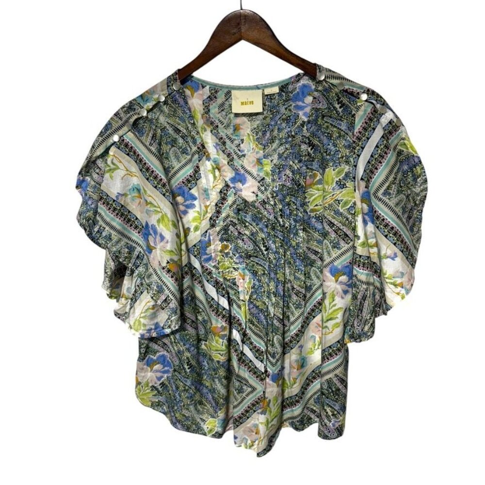 Maeve Blouse Multicolor Size 6 - Picture 6 of 8
